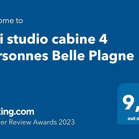 Joli Studio Cabine 4 Personnes Belle Plagne Lägenhet La Plagne-Tarentaise Exteriör bild
