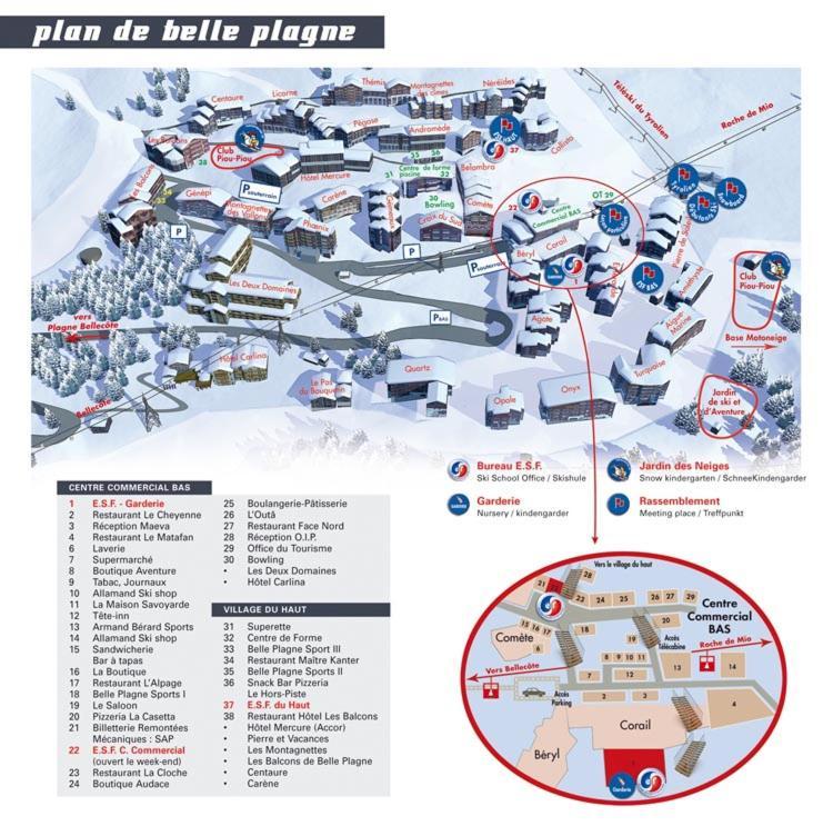 Joli Studio Cabine 4 Personnes Belle Plagne Lägenhet La Plagne-Tarentaise Exteriör bild