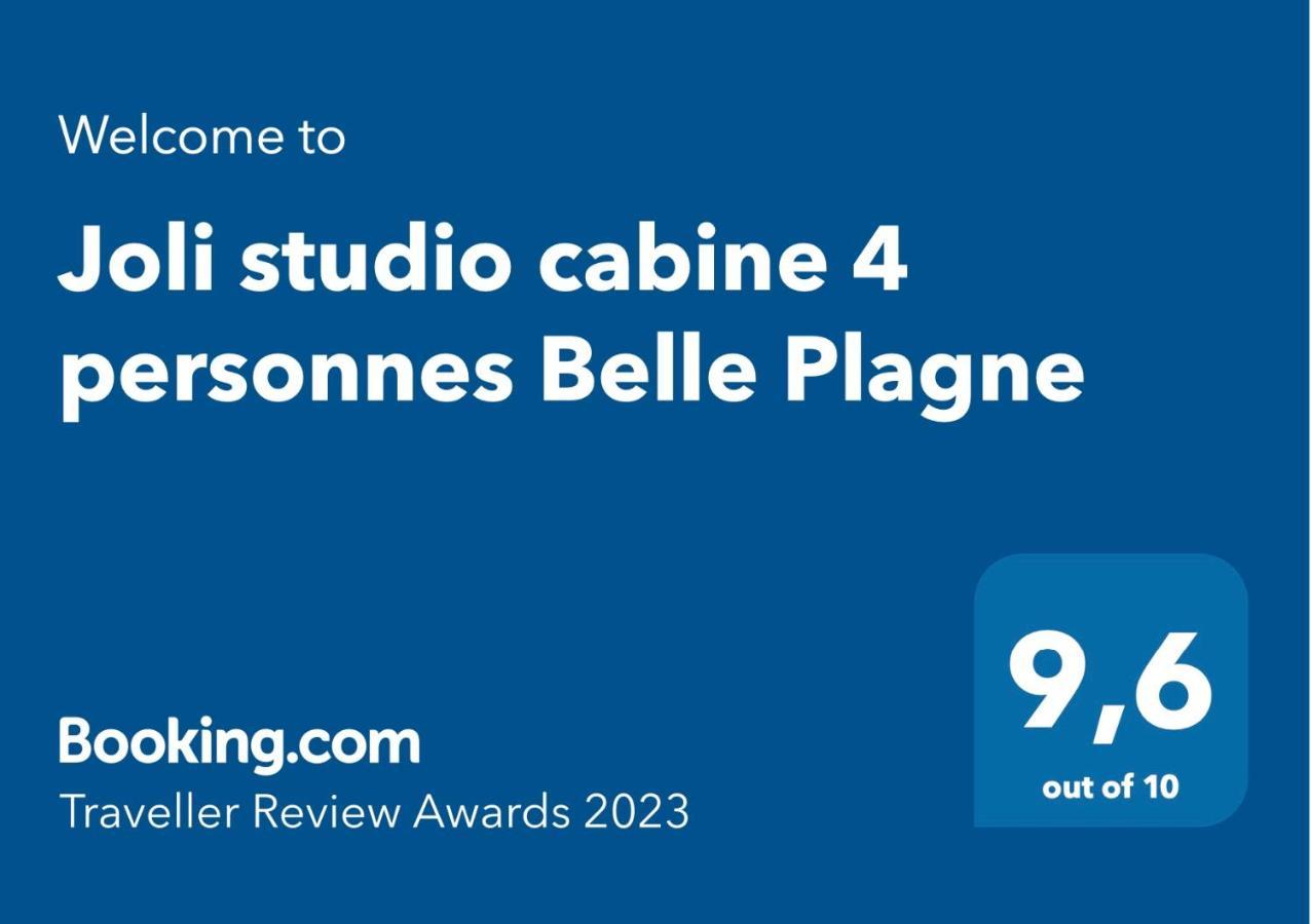 Joli Studio Cabine 4 Personnes Belle Plagne Lägenhet La Plagne-Tarentaise Exteriör bild